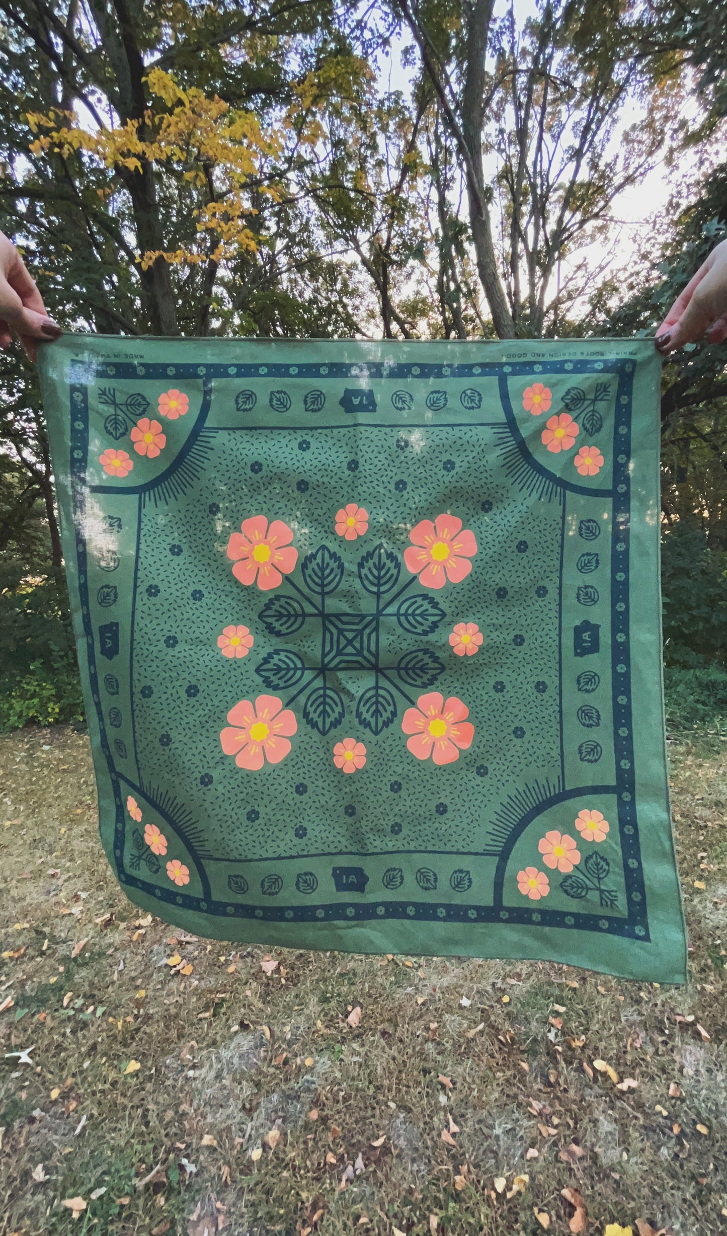 Wild Rose Bandana